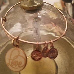 Alex and Ani rose gold bracelet